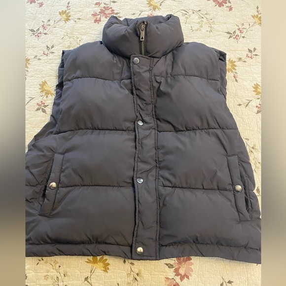 Jackets & Blazers - Vitality Stylish Puffer Vest- color iron- size large